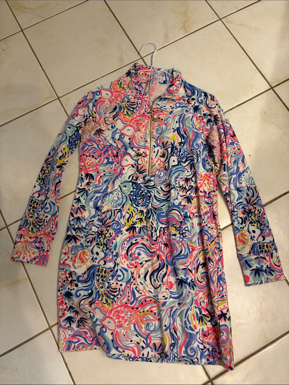Lilly Pulitzer Long Sleeve Popover Dress